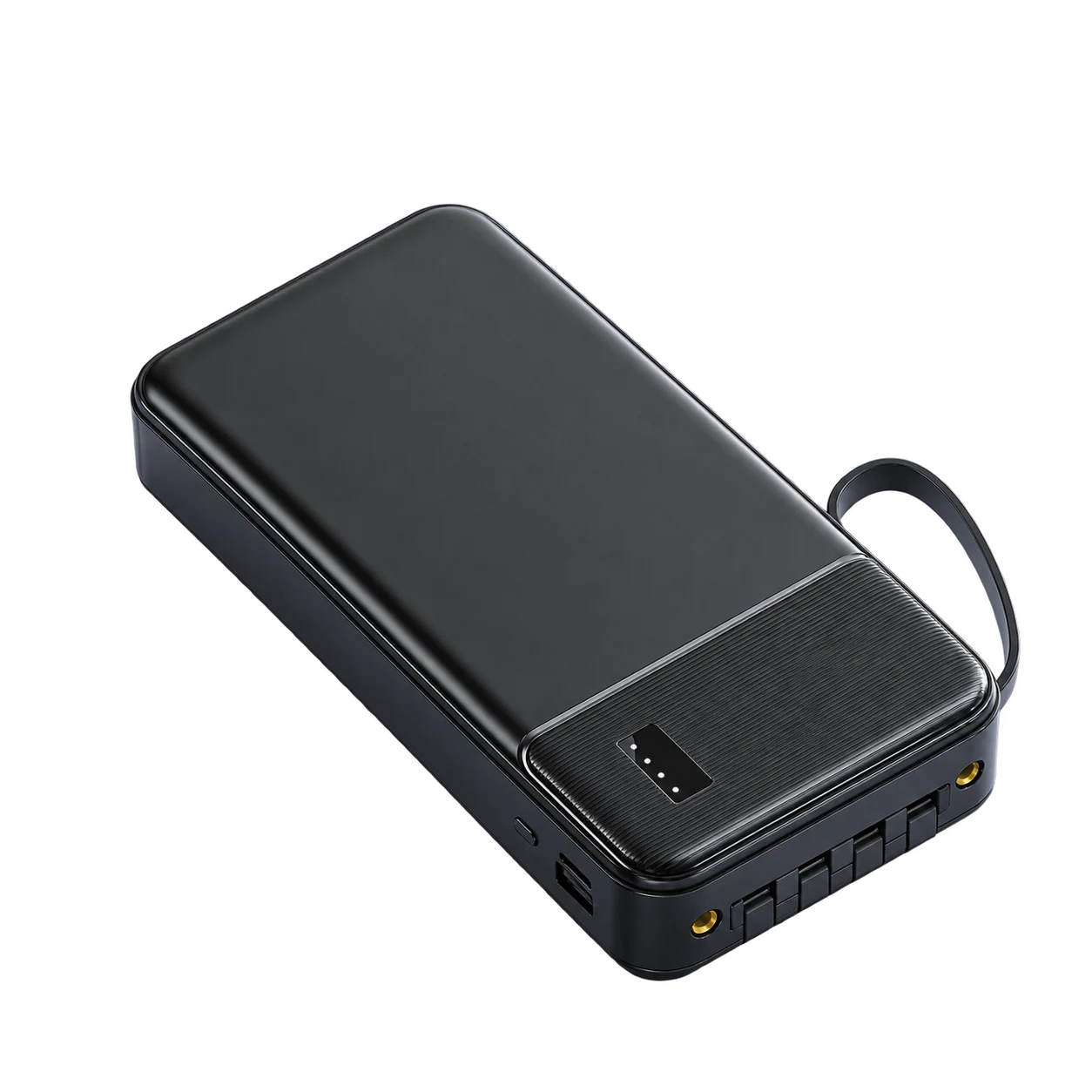 YM-1347 Zhuoyue RectangularMiniScreen10000mAh 4-in-1 Cables
