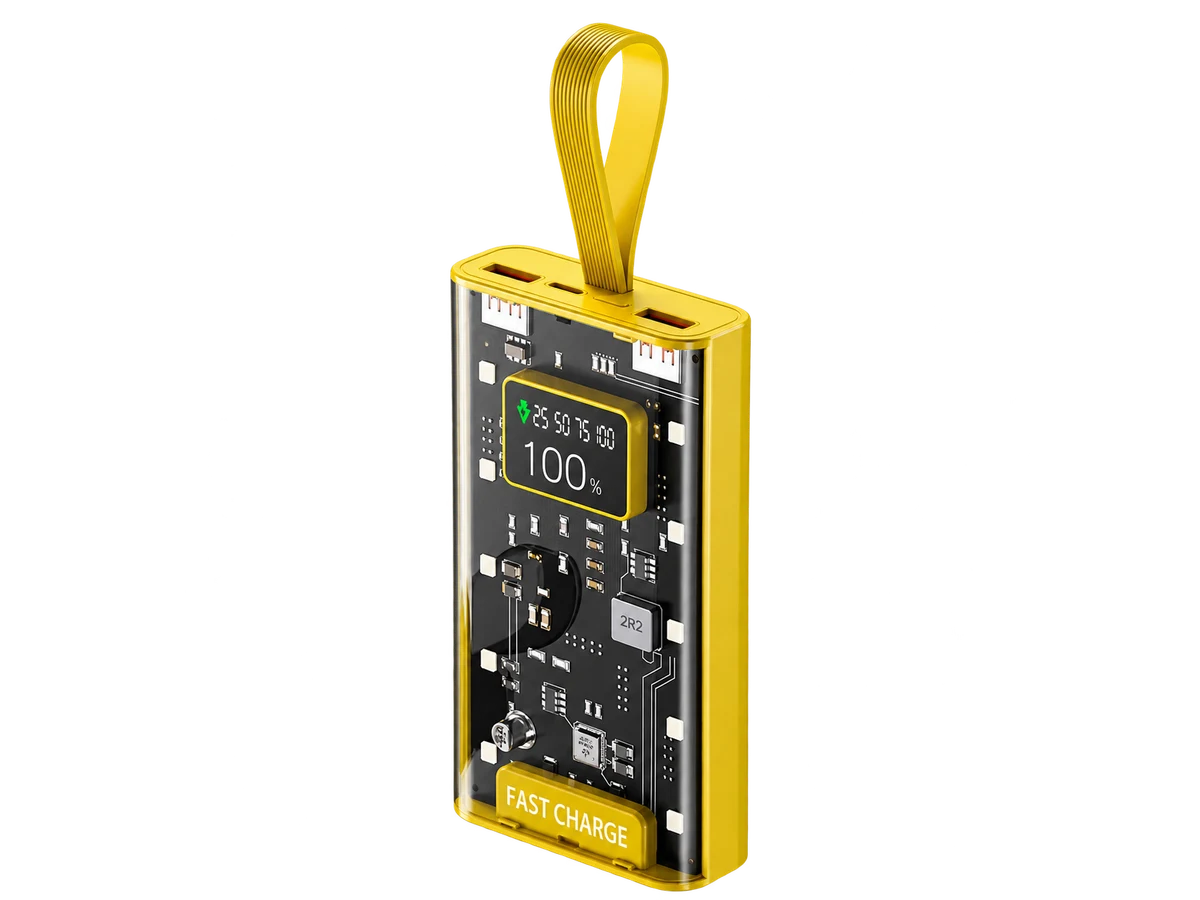 YM-747 Kukee RectangularSmall Screen10000mAh 100%4Cable
